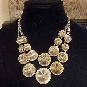 Amber stones in gold setting